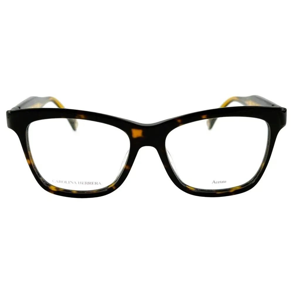 Carolina Herrera CH0016 Womens Plastic Eyeglass Frame 086 Havana 52-16
